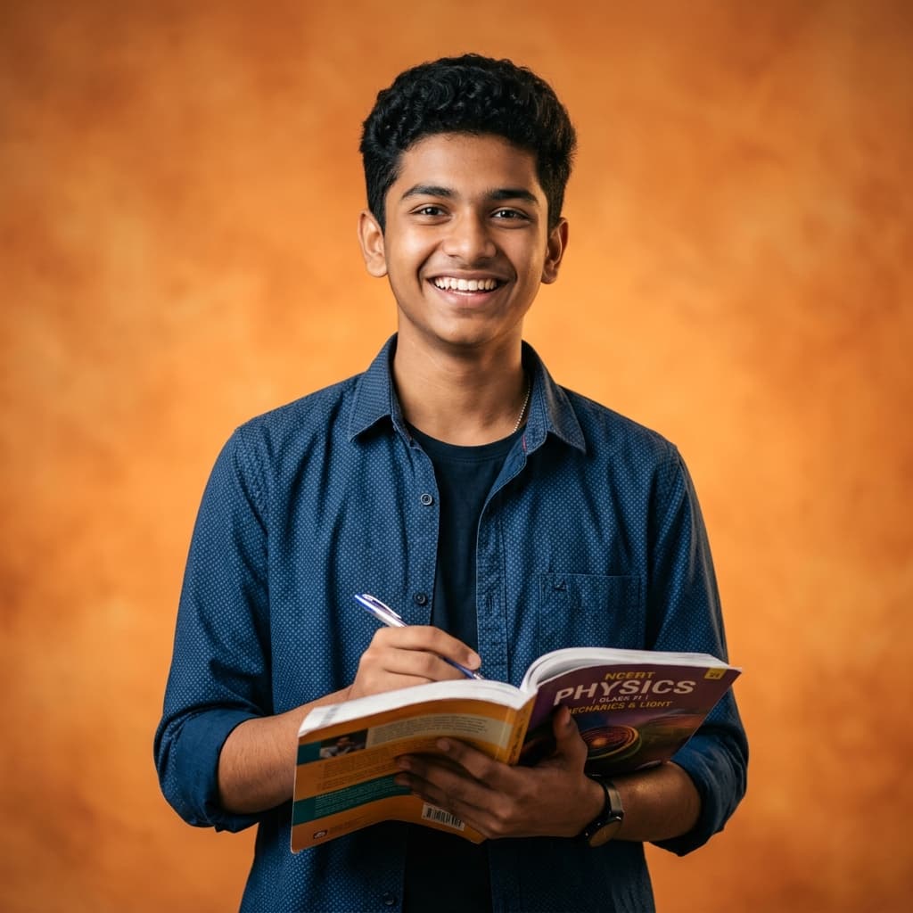 Student with books