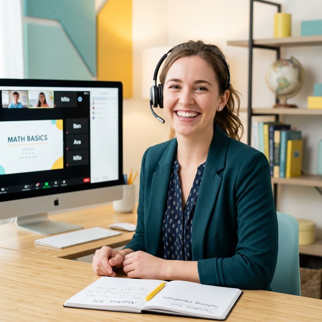 Talented online tutor